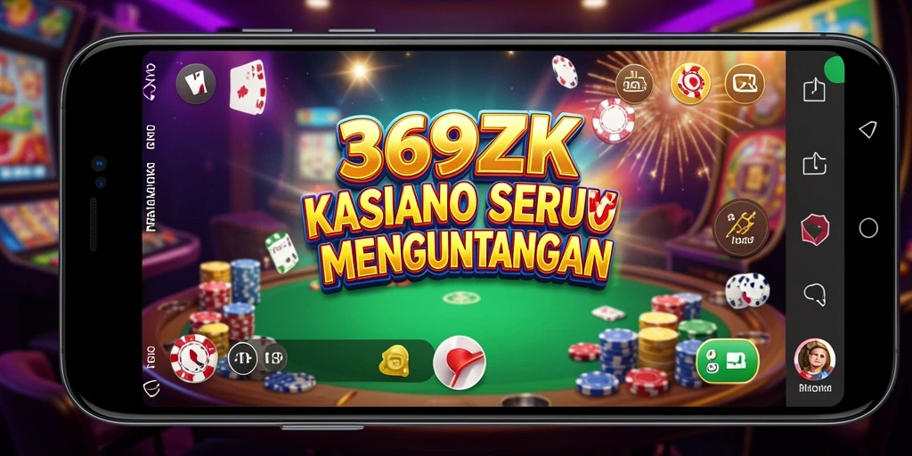 Tampilan menarik gameplay kasino di 369ZK.