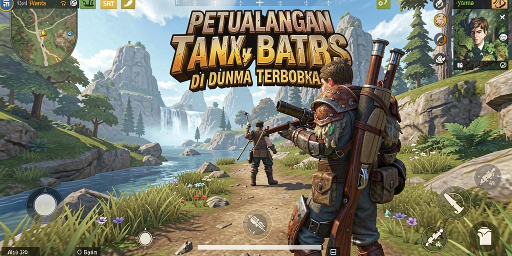Tampilan gameplay 5RT yang menakjubkan dalam dunia terbuka.