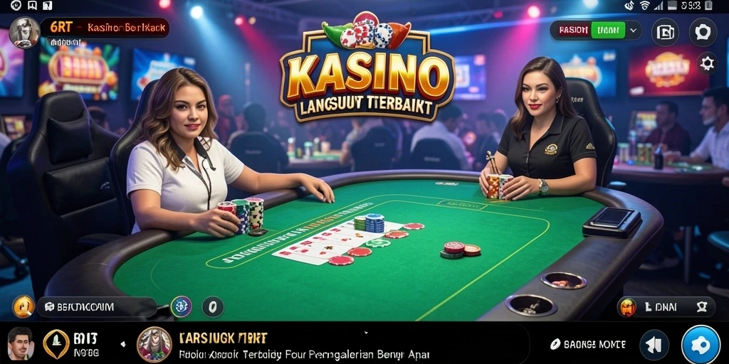 Tampilan gameplay menarik dari 6RT Live Casino.