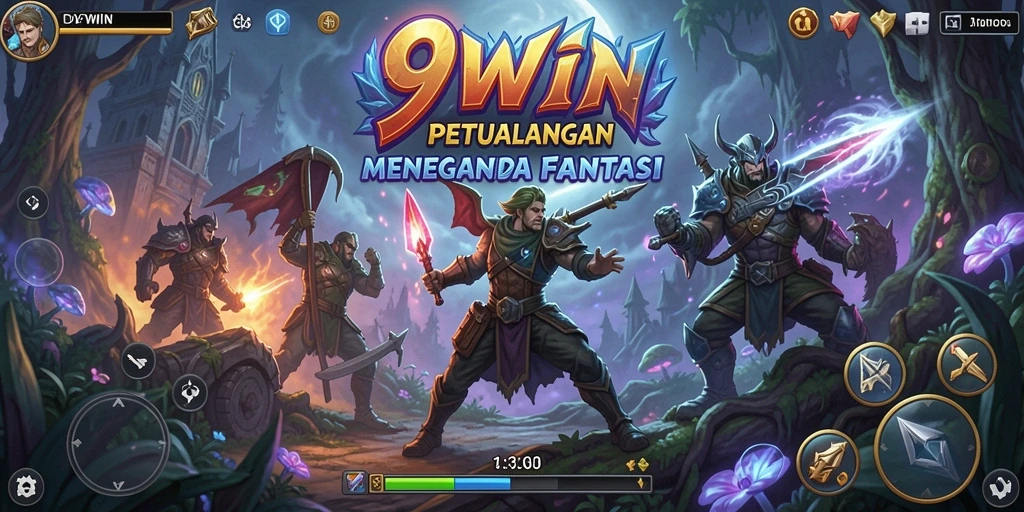 Tampak layar dari gameplay petualangan seru 9WIN.