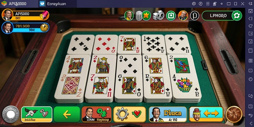 Gameplay domino menegangkan dalam API5000 dengan fitur yang menarik.