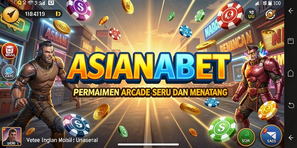 Tampilan gameplay seru dari ASIANABET dengan berbagai tantangan arcade.