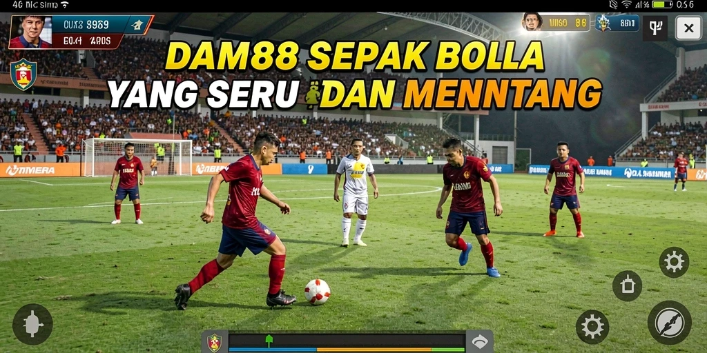 Tampilan menawan dari gameplay DAM88 dalam sepak bola.