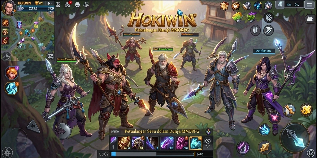 Kegiatan seru dalam permainan HOKIWIN MMORPG.