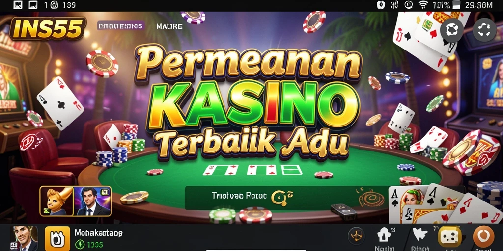 Screenshot gameplay INS55 dengan tampilan yang menarik dan interaktif.