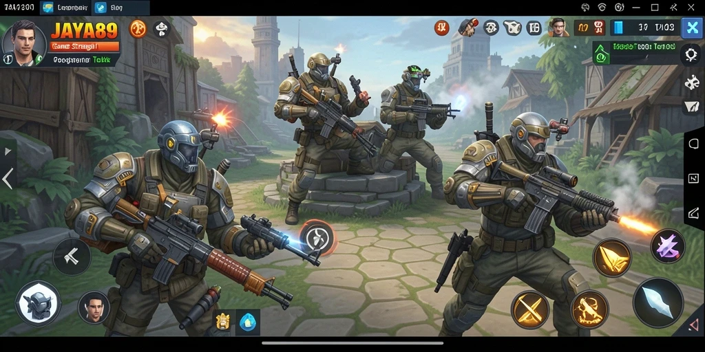 Tampilan gameplay JAYA89 dengan aksi strategi yang mendebarkan.
