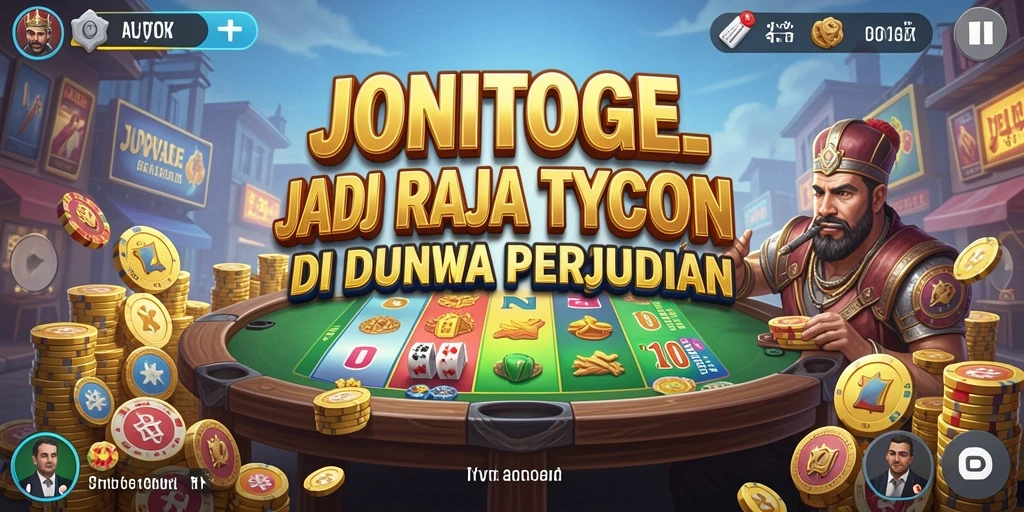 Tampilan gameplay menarik dari JONITOGEL yang menunjukkan pengelolaan kasino.