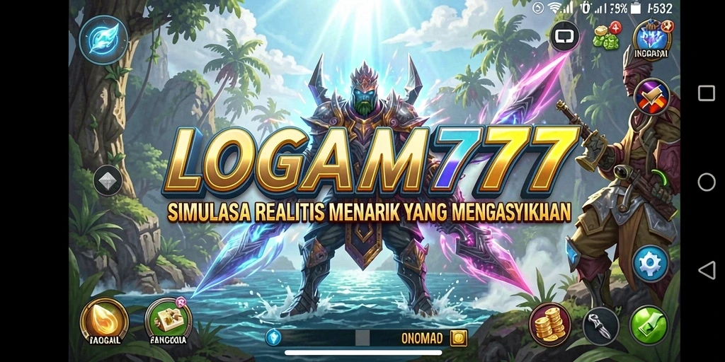 Tampilan gameplay menarik dari LOGAM777 yang menawarkan pengalaman simulasi mendalam.