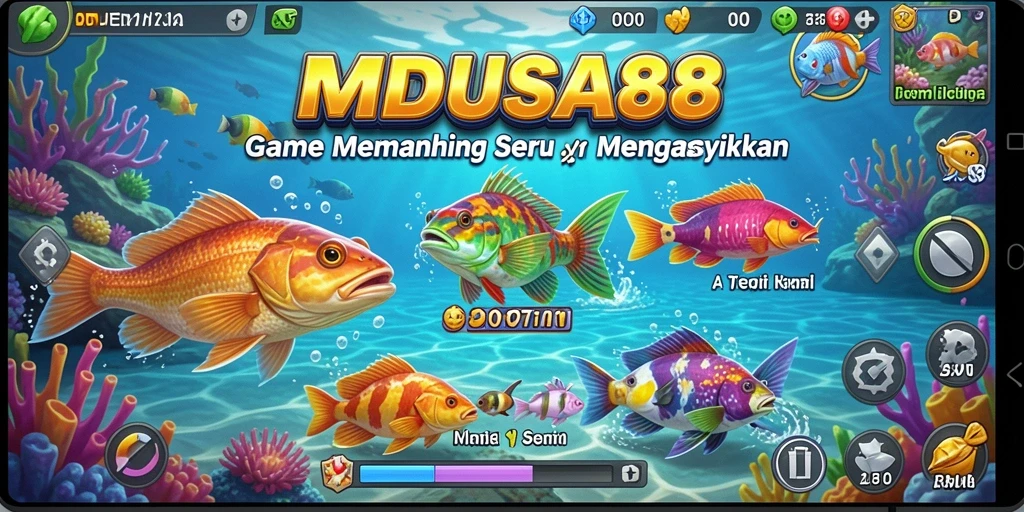 Tangkapan ikan yang memuaskan dalam gameplay MEDUSA88.