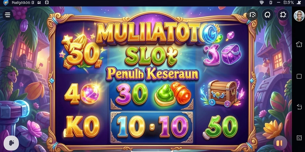 Tampilan gameplay seru dalam permainan Slot MULIATOTO.