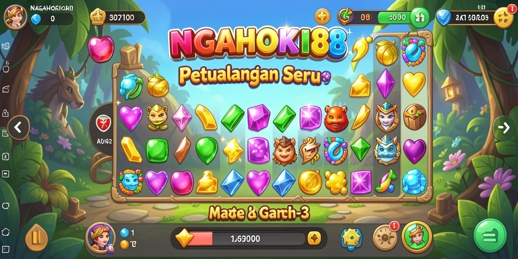 Screenshot menampilkan gameplay menyenangkan dalam NAGAHOKI88.