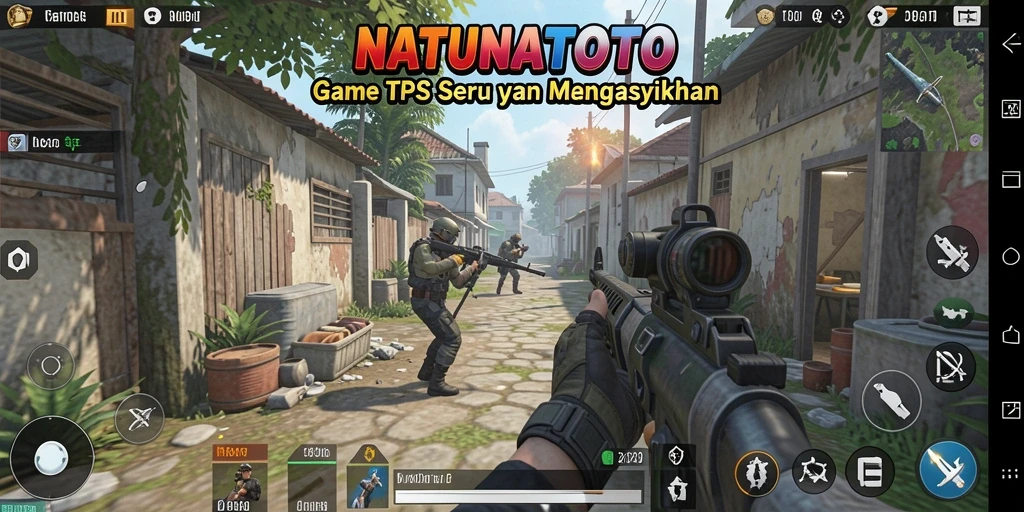 Tampilan gameplay NATUNATOTO yang penuh aksi dan menegangkan.