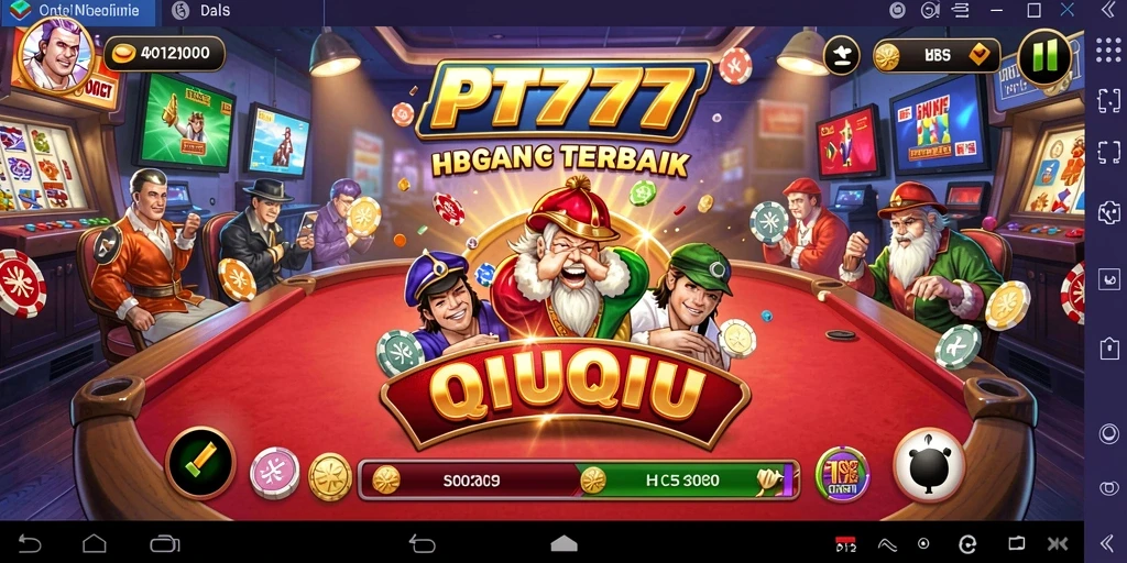 Tampilan menarik dari gameplay QiuQiu di PT777.