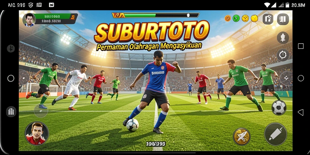 Tampilan seru gameplay SUBURTOTO yang menampilkan berbagai olahraga.