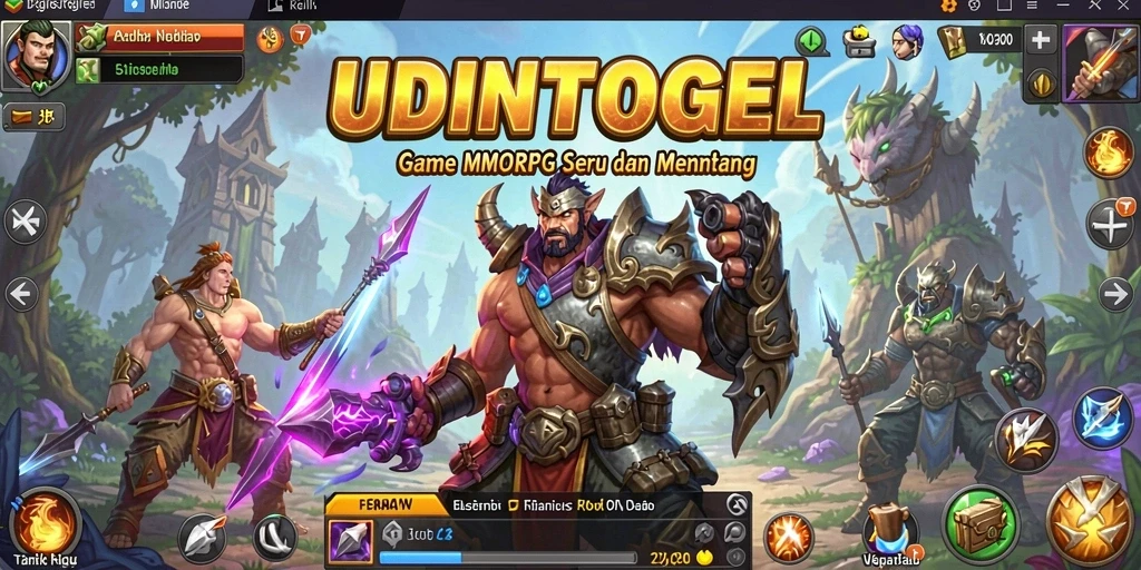 Tampilan gameplay menakjubkan di dunia UDINTOGEL.