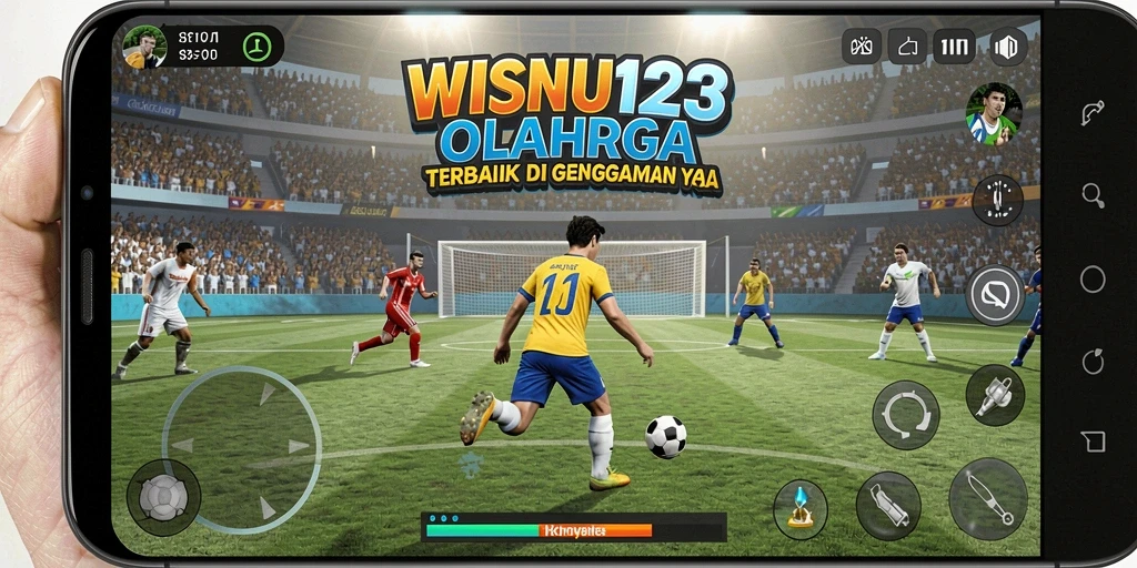 Tampilan gameplay seru dan mendebarkan di WISNU123.